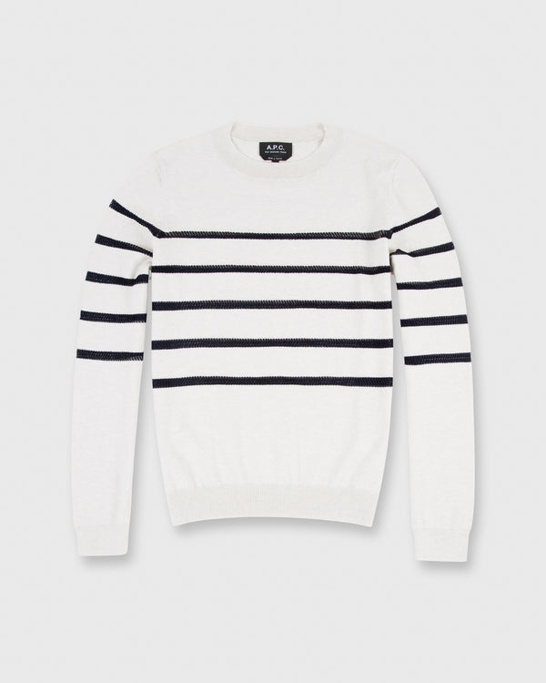 sid mashburn Cordelia Sweater in Chalk/Navy