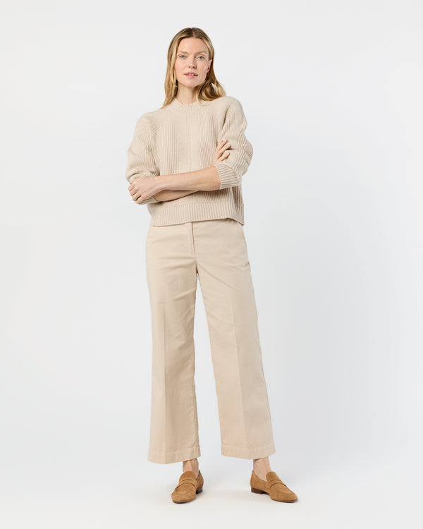 Sid Mashburn Dell Sweater In Wheat Cashmere