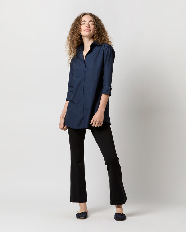 Sid Mashburn Designer Tunic In Navy Poplin
