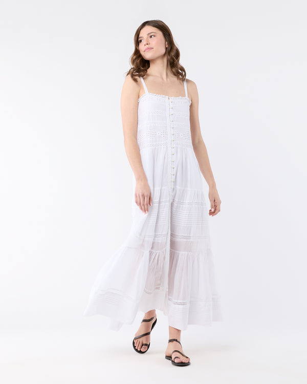 sid mashburn Divine Dress in White
