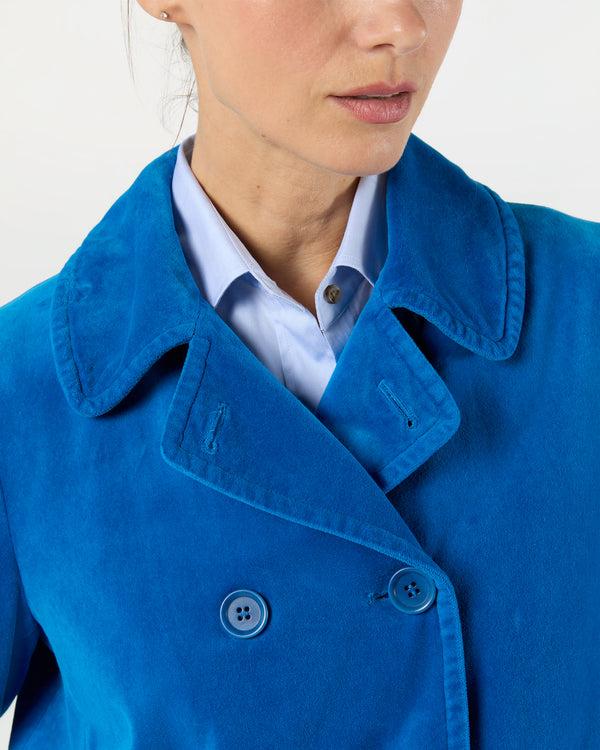 Sid Mashburn Double-Breasted Jacket In Sky Blue