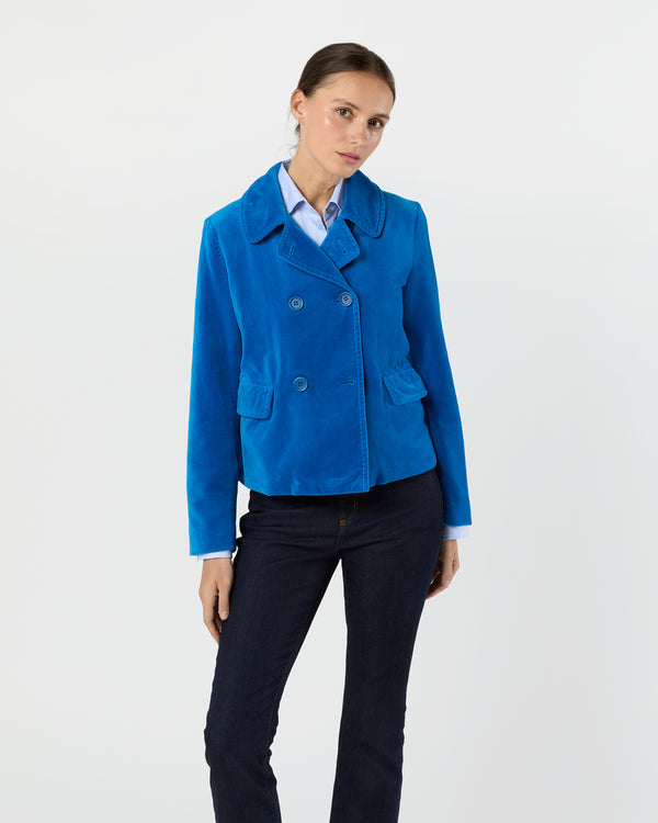 sid mashburn Double-Breasted Jacket in Sky Blue