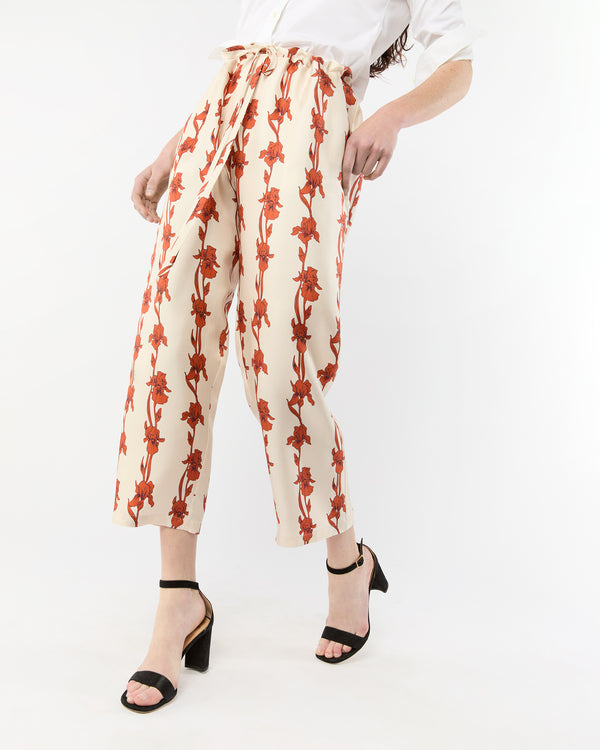 Sid Mashburn Drawstring Pant In Iris Silk Twill