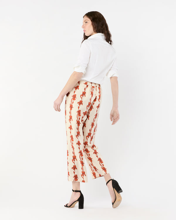 Sid Mashburn Drawstring Pant In Iris Silk Twill