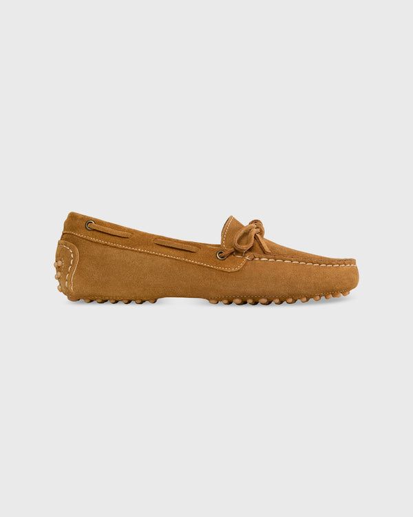 sid mashburn Driving Moccasin in Camel Suede
