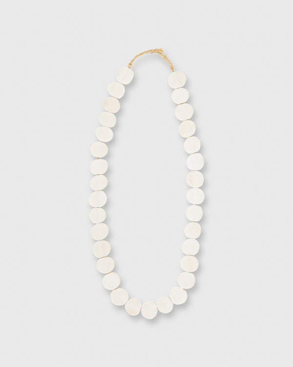 sid mashburn Flat Disk Cowbone Beads in Ivory