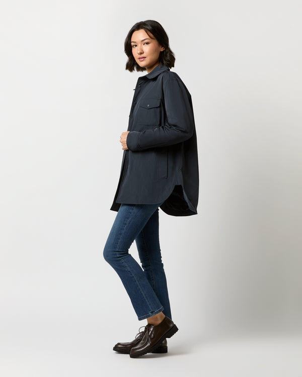 Sid Mashburn Giles Shirt Jacket In Navy