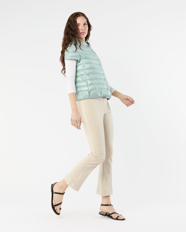 Sid Mashburn Greta Cap-Sleeve Jacket In Light Blue