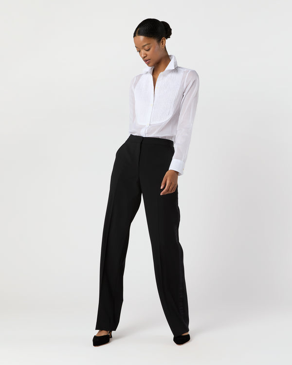 Sid Mashburn Hattie Shirt In White Organdy