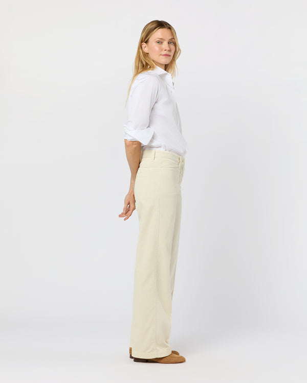 Sid Mashburn High Waisted Trouser In Natural