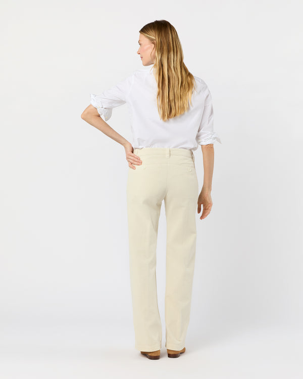 Sid Mashburn High Waisted Trouser In Natural