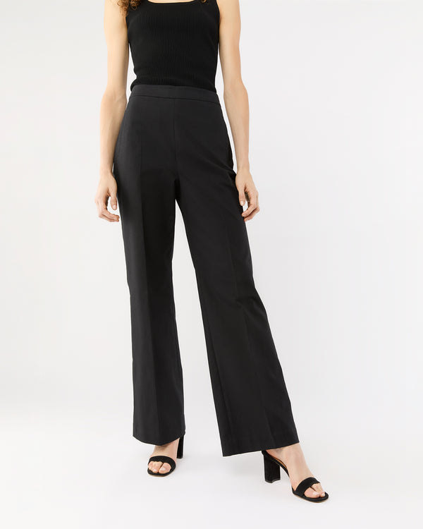 Sid Mashburn Hutton Pant In Black Stretch Canvas