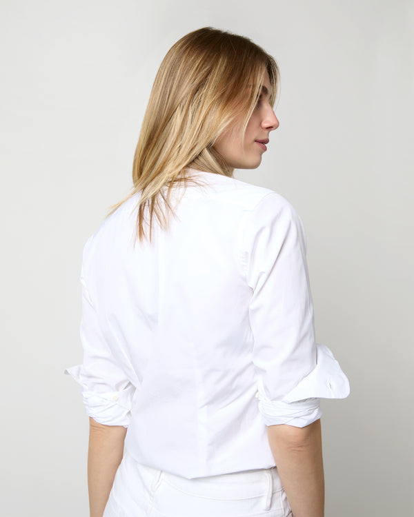 Sid Mashburn Icon Shirt In White Poplin