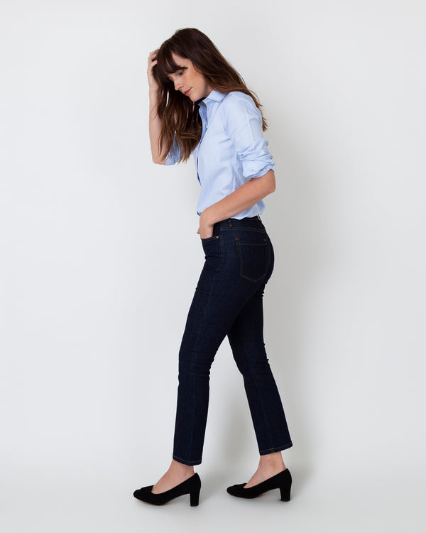 Sid Mashburn Icon Spread Shirt In Sky Blue Roxford