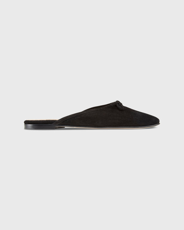 sid mashburn Joy Mule in Black Suede