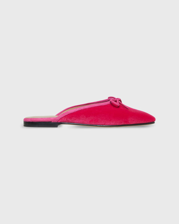 sid mashburn Joy Mule in Pink Velvet