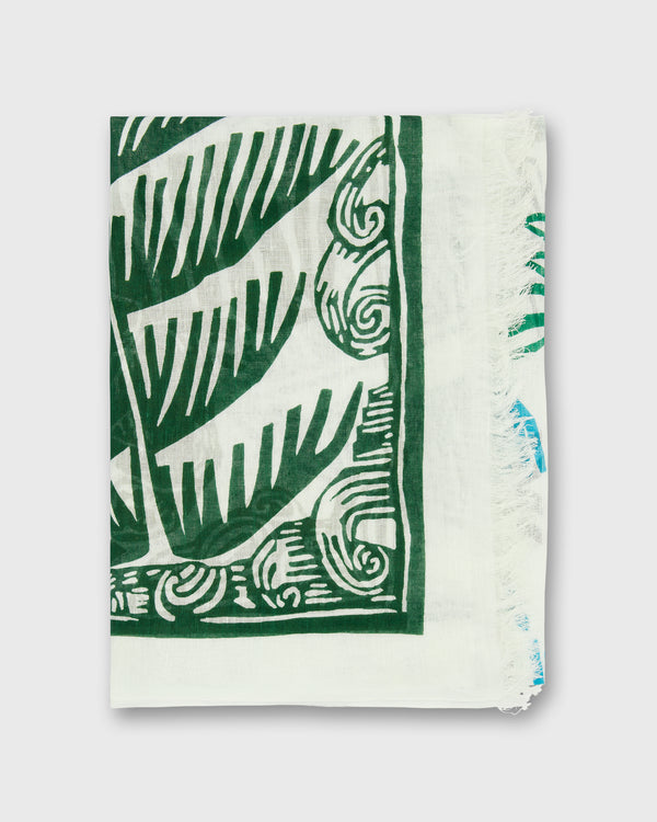 Sid Mashburn Jungle Scarf In Green