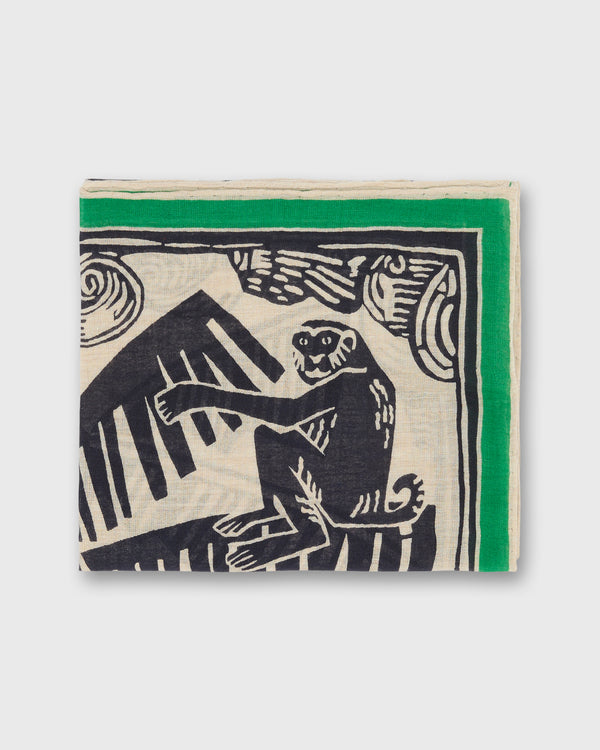 Sid Mashburn Jungle Square Scarf In Night