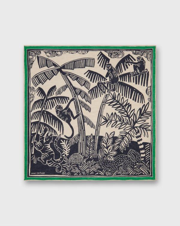 Sid Mashburn Jungle Square Scarf In Night