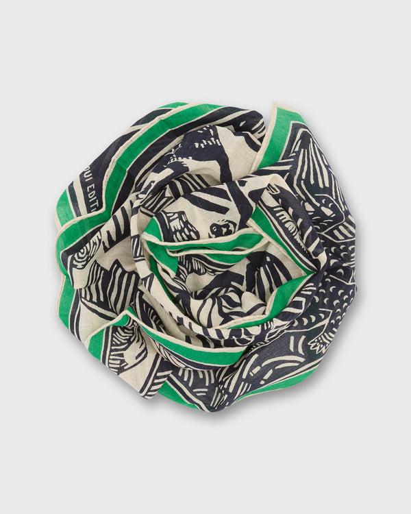 sid mashburn Jungle Square Scarf in Night