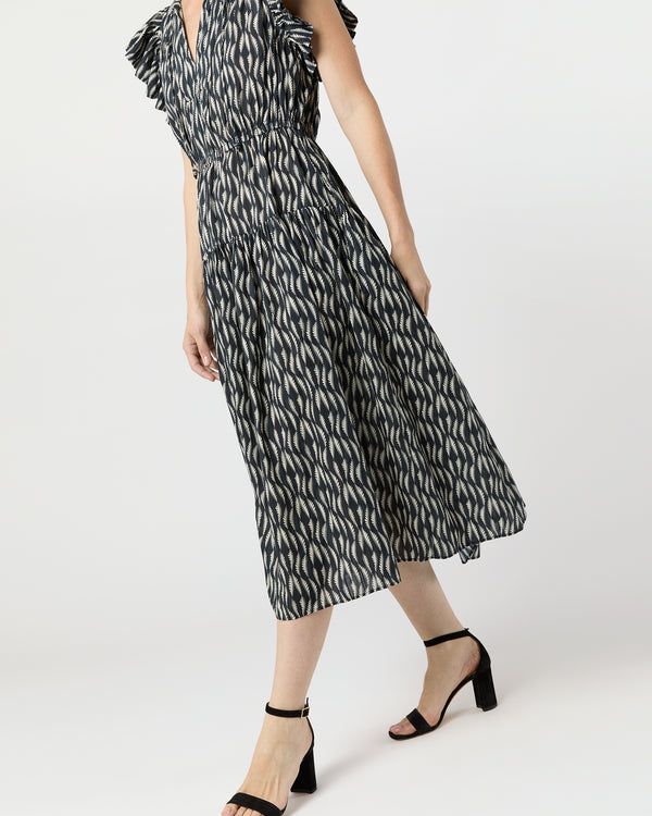Sid Mashburn Kairi Dress In Graphite