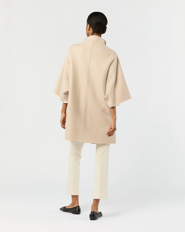 Sid Mashburn Kimono Coat In Almond