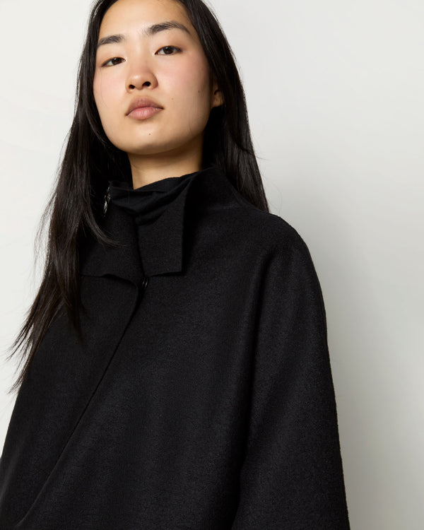 Sid Mashburn Kimono Coat In Black