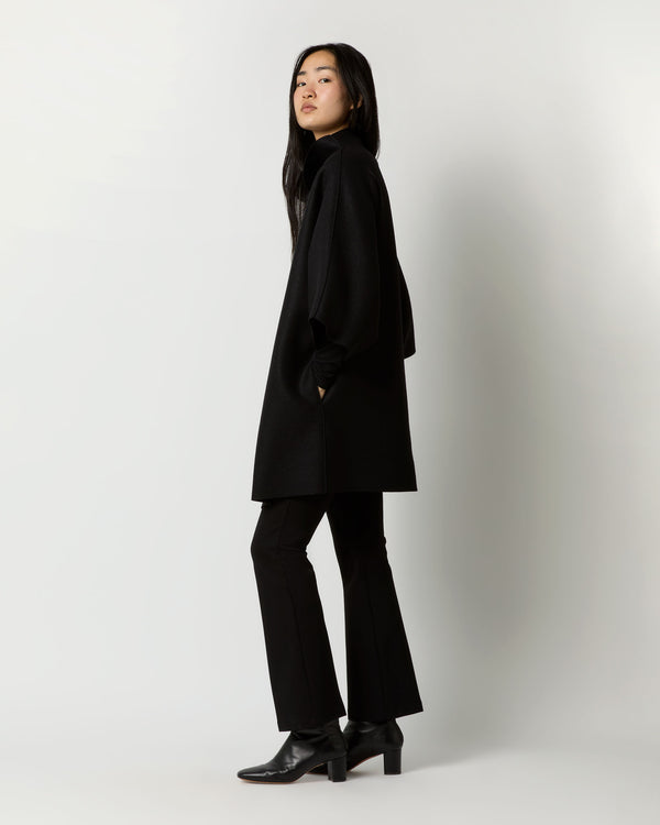 Sid Mashburn Kimono Coat In Black