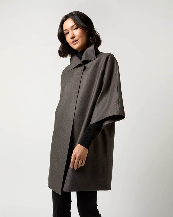 Sid Mashburn Kimono Coat In Graphite