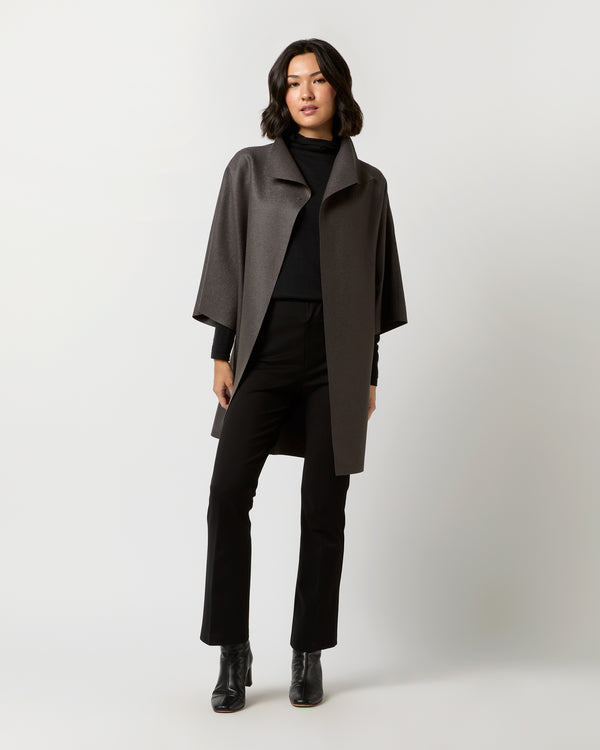 Sid Mashburn Kimono Coat In Graphite