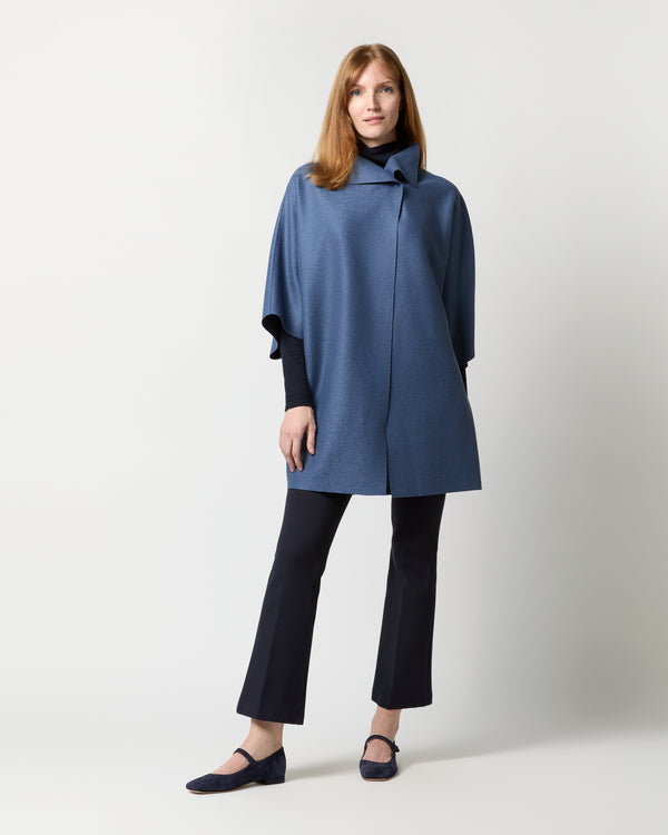 Sid Mashburn Kimono Coat In New Denim