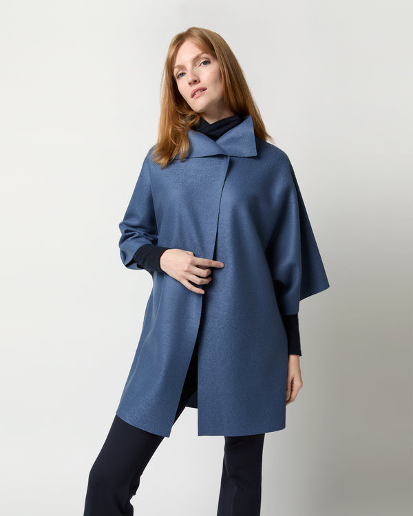 sid mashburn Kimono Coat in New Denim