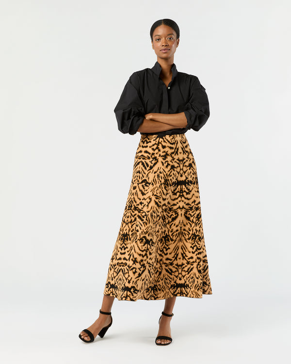 sid mashburn Lani Jacquard Knit Skirt in Bengal