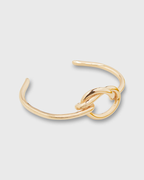 sid mashburn Large Knot Bangle in Gold