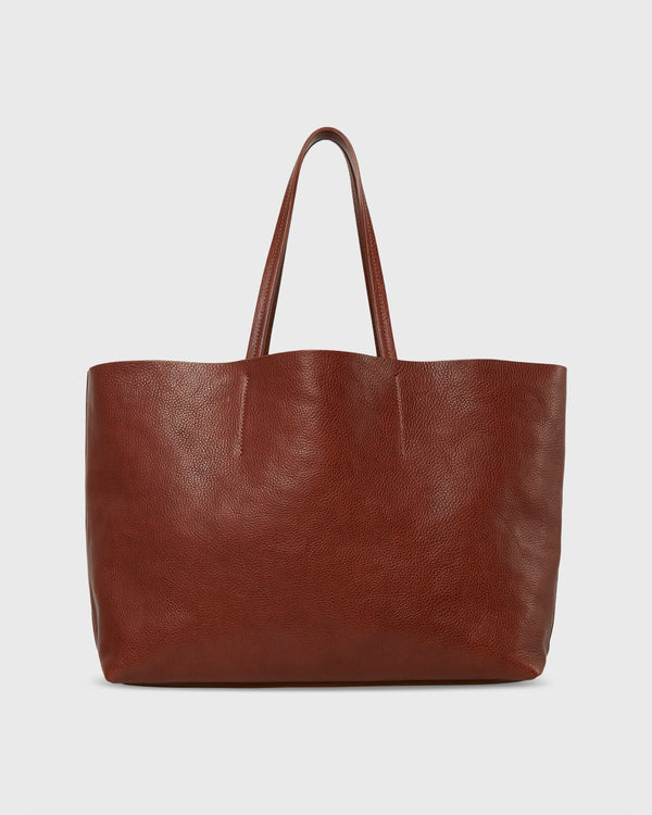 sid mashburn Large Tote in English Tan Leather