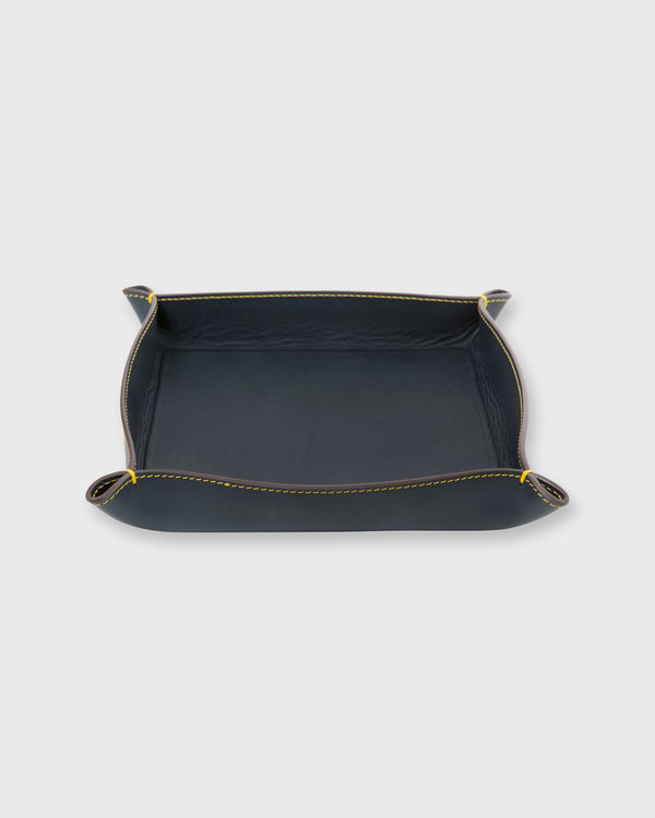 Sid Mashburn Large Tray In Navy Leather