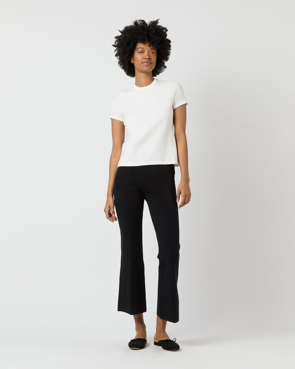 Sid Mashburn Lee Tee In Chalk Cotton