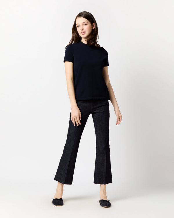 Sid Mashburn Lee Tee In Navy Cotton