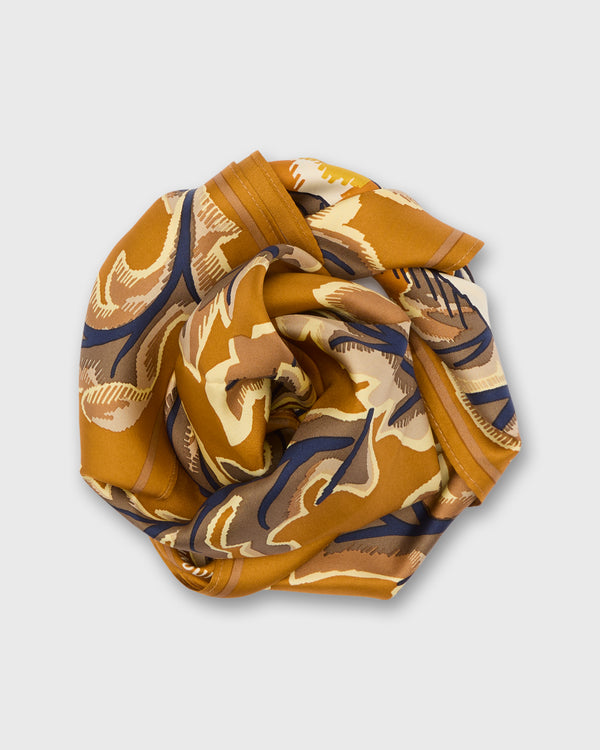 sid mashburn Leonard Square Scarf in Saffron