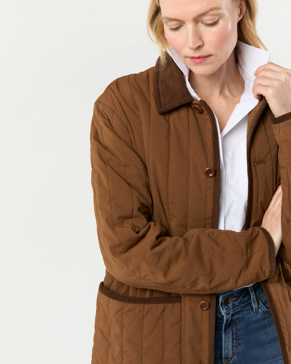 Sid Mashburn Leone Jacket In Brown