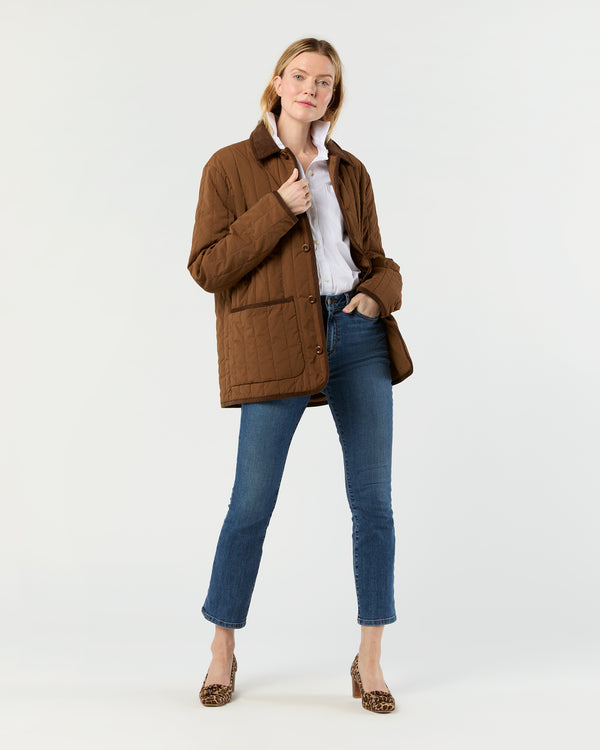 Sid Mashburn Leone Jacket In Brown