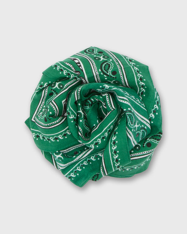 sid mashburn Louvre Small Square Scarf in Green