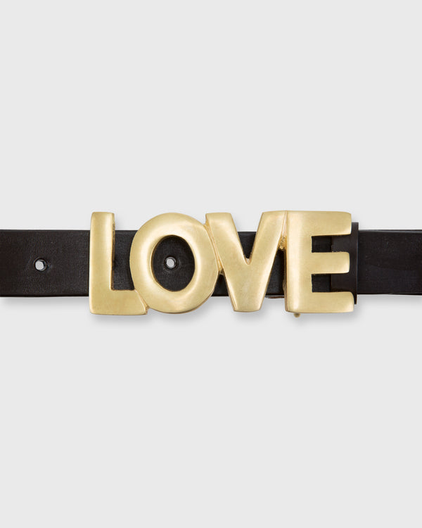 Sid Mashburn "Love" Belt Buckle In Brass