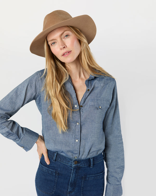 Sid Mashburn Luxe Amelia Hat In Camel/Tan