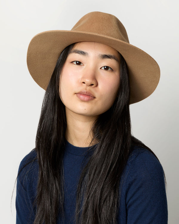 Sid Mashburn Luxe Kate Hat In Camel