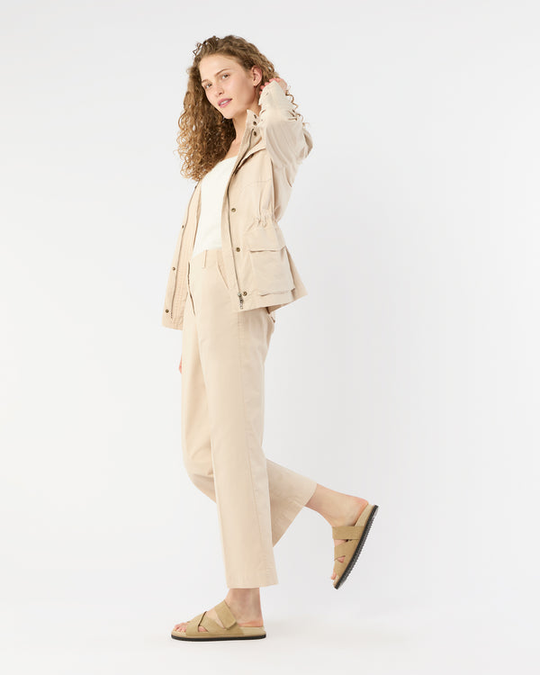 Sid Mashburn M65 Jacket In Sand Stretch Twill