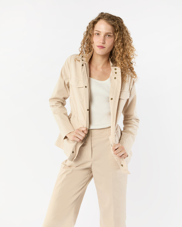 sid mashburn M65 Jacket in Sand Stretch Twill