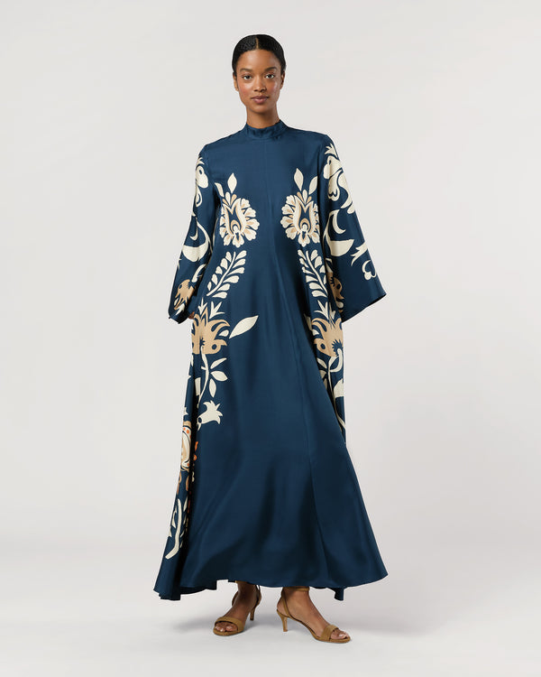 Sid Mashburn Magnifico Dress In Selva Placée Silk