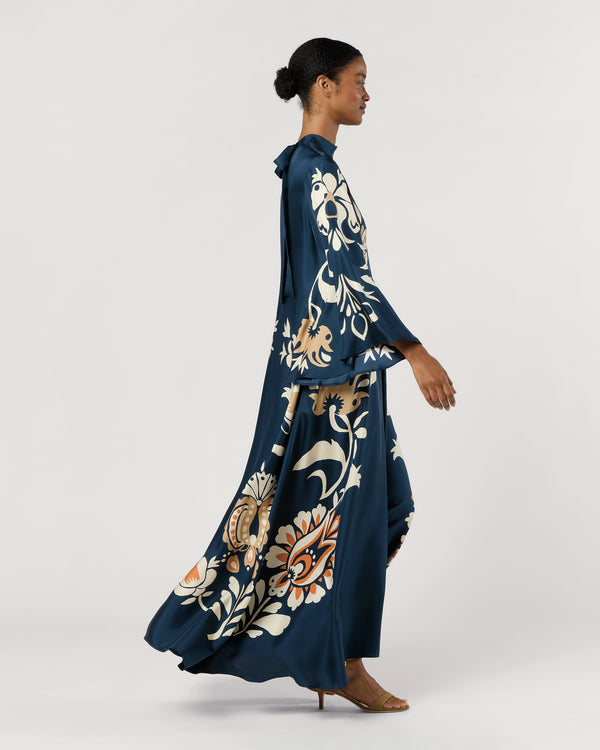 Sid Mashburn Magnifico Dress In Selva Placée Silk