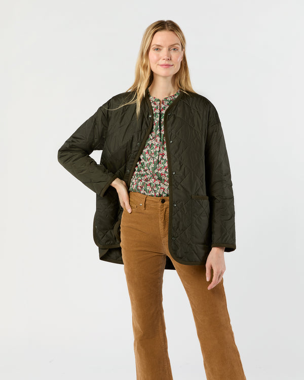 sid mashburn May Cashpad Jacket in Olive Nylon